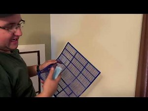 Mitsubishi min-split filter cleaning