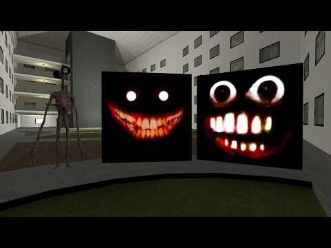 Gmod Siren Head, Smiler and Scary Face Nextbots