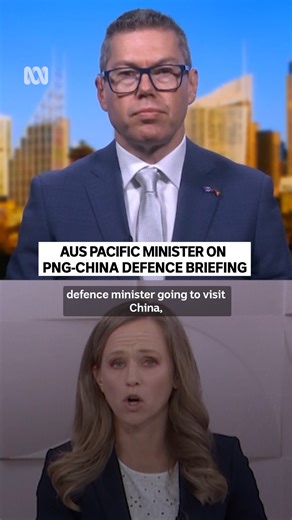 Australia's Minister for Pacific Island Affairs, Pat Conroy said he isn't worried about Papua New Guinea briefing China on the imminent defence treaty between PNG and Australia. See what Minister Conroy had to say when asked if the meeting would undermine the treaty. | ABC Pacific