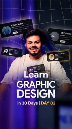Nilesh Raj on Instagram: "💡DAY 02 - Learn Graphic Design in 30 Days 💥Level up your graphic design game with these 5 YouTube channels. I am a Self-Learner Graphic Designer & Agency Founder. I have personally learnt from these creators and will advise you to do the same if you want to grow your design career. Whether you’re into Photoshop Tutorials, Illustrator Tips, Logo Design, Branding or UI/UX, these creators have git you covered. 1. GFX Mentor – step-by-step Photoshop & Illustrator tutorial