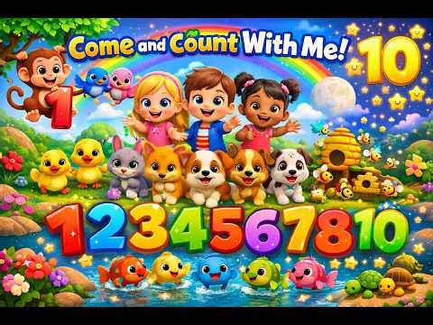 Come and Count With Me | Counting Song 1-10 | Kids Learning Numbers | Nursery Rhymes for Children