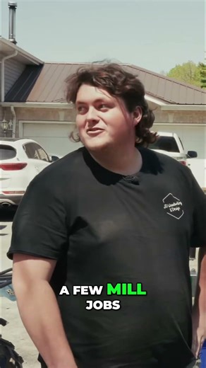 Transforming Wood Storage: DIY Driveway Extension Project #shorts