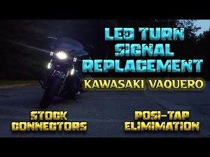 LED TURN SIGNAL INSTALL • Kawasaki Vaquero Mod