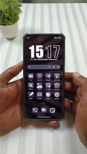 Dark Home Screen Setup 😍 | HyperOS Theme #shorts #darktheme