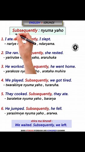 Learn English Fast: Kirundi and Kinyarwanda Lessons