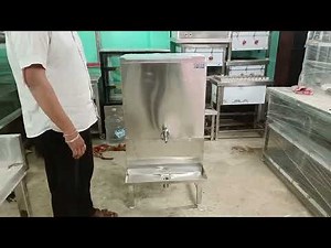 Stainless Steel Water Dispenser with Tap | Steel Water Tank ...