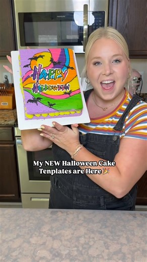 Boo 👻🌈✨ My NEW set of Halloween cake templates is on sale NOW 🎃🎉✨ Comment “spooky” and I’ll send you the link! Or shop in my Stan store linked in my bio: https://stan.store/Danicakesaz These templates include 3 - 8.5x11 cake templates and 2 - cake sandwich templates to create these adorable bright and spooky cakes! BEST part is these templates are one of a kind, created by artist @amygreenbankart to make your cakes stand out this Halloween baking season 🌈🎃👻✨💕 These templates will be half