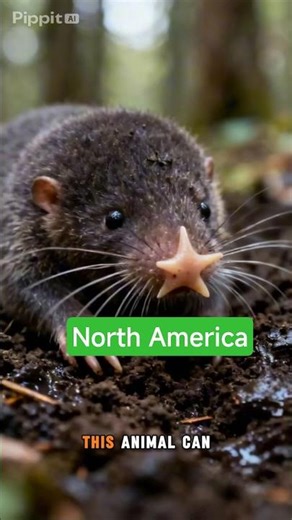 Star-Nosed Mole: The Fastest Hunter Underground #amazinganimals #wildlife #animalshorts