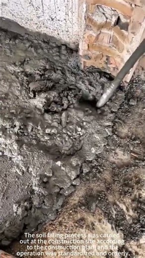 earth filling construction work