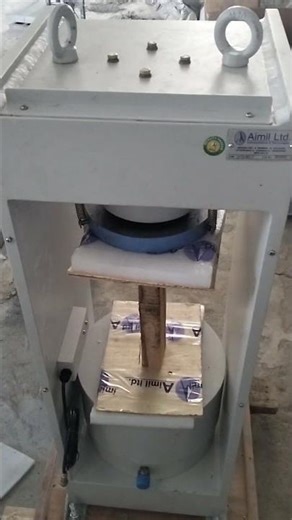 A new compressive strength machine (aimil) comes in our laboratry