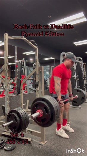 🗣️ Back Breaker! Part I: Rack-Pulls x Deadlifts combo work. #back #fitness #shorts #motivation