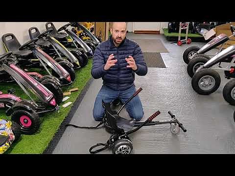 How to attach a hoverboard attachment to a hoverboard