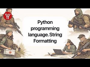 Python programming language. String Formatting