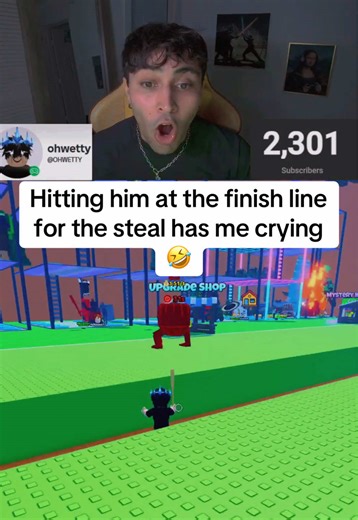Bro he logged off 😭 #roblox #robloxfyp #creatorsearchinsights #robloxclips #robloxgames @Roblox