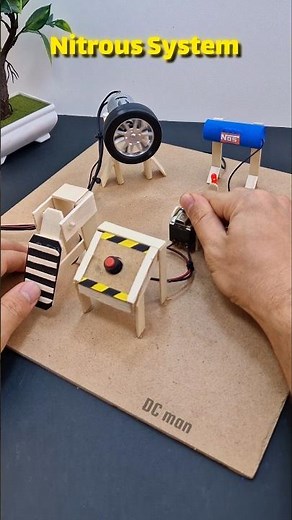 Nitrous System Simulation With DC Motor | #dcmotor #motorbuilding #techexperiments