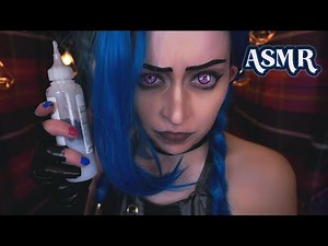 ⭐ASMR JINX te pinta el pelo AZUL 💙💥ARCANE Roleplay, Paint the town Blue