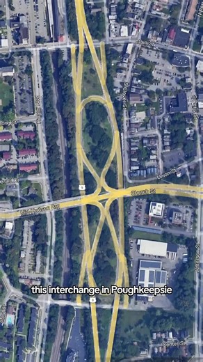 The Weirdest Interchange In America #geography