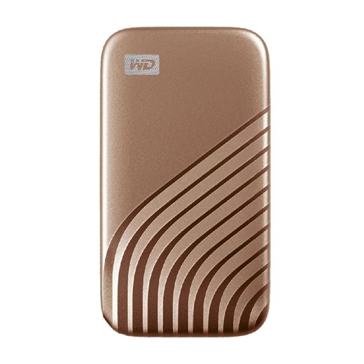 Western Digital 1 TB My Passport Portable Solid State Drive (SSD), Gold