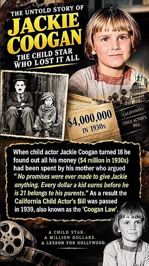 He Earned Millions as a Child—Then Lost Almost Everything 😢 | Jackie Coogan