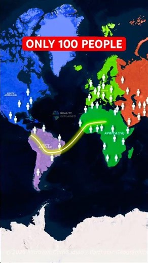 What If Only 100 People Lived on Earth ?? 🔥 #shorts #maps #facts #funfacts