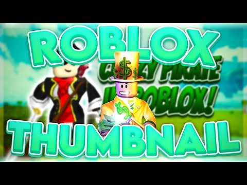 How to make an AWESOME ROBLOX thumbnail in Photopea!