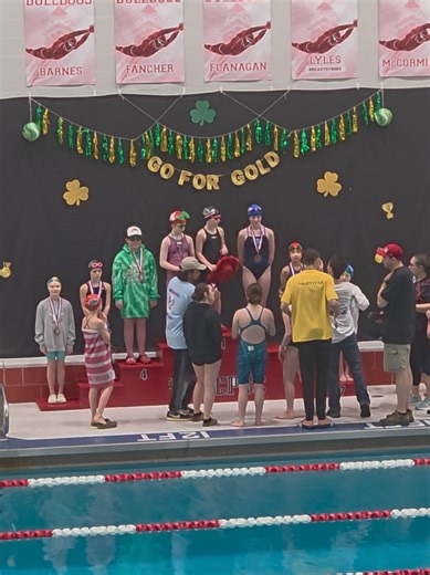Khaely bringing home that BRONZE with a state cut time of 38.36 for 9 year old girls in her FIRST EVER YEAR OF SWIM! Her goal is to go to the Olympics like Katie Ledecky! #swim #indianaswimming #lakecentralbarracudas #lcb #lakecentral @Katie Ledecky