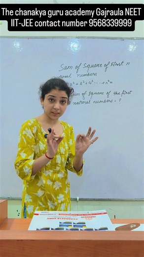 Ready to tackle the sum of squares of the first 'n' natural numbers? 🤓 In this reel, I'm breaking down this fundamental concept with a super easy, step-by-step tutorial. You'll master it in no time! ➕🔢✨ #MathTutorial #thechanakyaguruacademy | Akanksha Deol