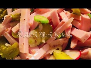 Bavarian Wurst Salad Recipe - Christina Hann - Mick Mack Kitchen - Ep. 24