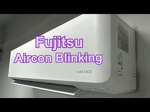 How to diagnostic fault code Fujitsu Air conditioner blinking