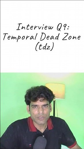 What is TDZ in JavaScript? | Temporal Dead Zone Explained Simply #coding #TDZ #TemporalDeadZone
