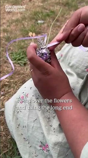 How to make a lavender wand