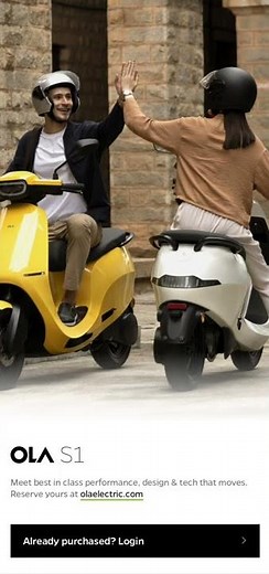 OLA ELECTRIC App launch | Android and IOS | Official App available on both Stores 😊🎉