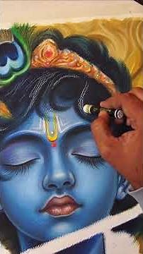Krishna Drawing, #shorts #krishna #drawing