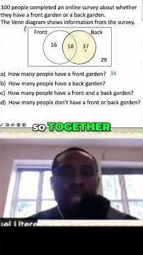 Venn Diagram Math: Interpreting Data Problems #shorts