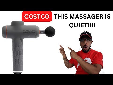 Sharper Image Power Percussion Deep Tissue Massager REVIEW!!!
