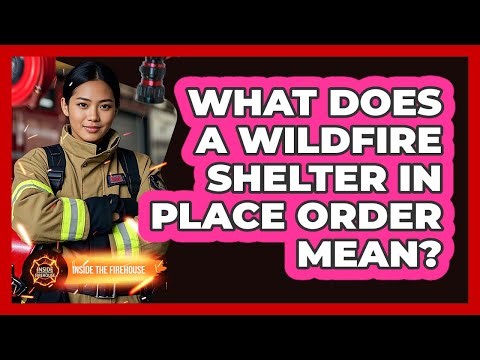 What Does A Wildfire Shelter In Place Order Mean?