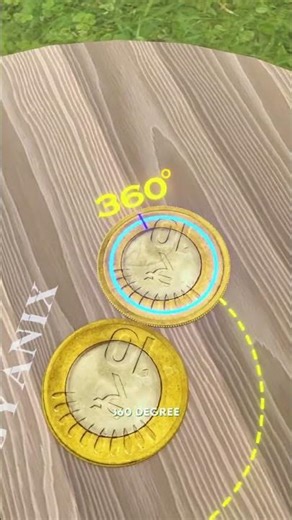 Coin Rotation Paradox: The Extra Turn Nobody Expects