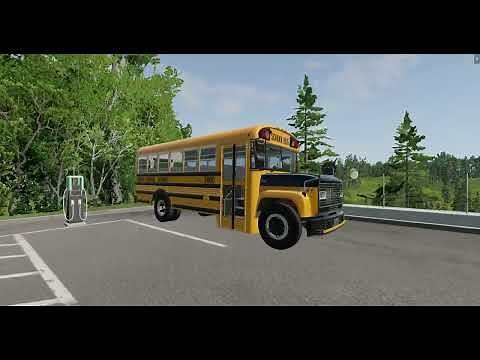 How to operate a school bus on Beamng.drive