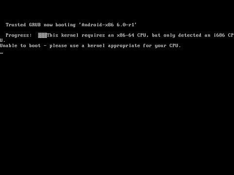 Fix This Kernel Requires an x86-64 CPU but only detected i686 CPU Virtualbox Error
