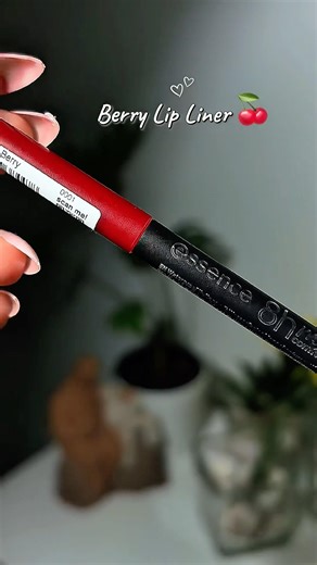 @essence_cosmetics 💄 Essence 8H Matte Comfort Lip Liner🍒 Shade: Dark Berry