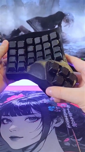 Forget about the mouse with this keyboard #trackball #hack