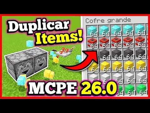 🔥DUPLICATE ITEMS in MCPE (26.0) *BROKEN BUG* 😱| WORKS IN SECONDS!