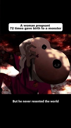 A woman pregnant 72 times gave birth to a monster #anime #animeweeb #animeedit #youtube