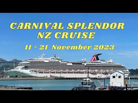 Carnival Splendor NZ Cruise (Highlights) #carnivalcruise