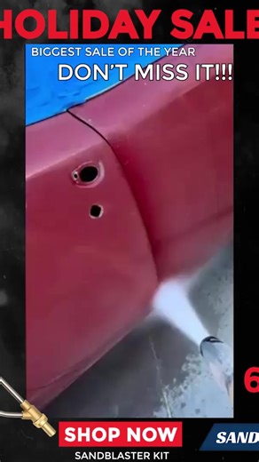 UPGRADE YOUR FARM EQUIPMENT'S LONGEVITY THIS SEASON 🚀 Take advantage of our Holiday Savings and get the new Pro Wet Sandblasting Kit, specifically designed for heavy-duty restoration: ✨ Brass Nozzle Steel Pick for efficient rust removal ✨ Reinforced Transparent Steel-Wire Hose for durability ✨ Up to 5000 PSI performance for tough cleaning jobs ✨ Corrosion & Wear Resistant components for long-lasting results ✨ Stable, Reliable Restorations Every Time on trailers, tractors, frames, rims, boats, a