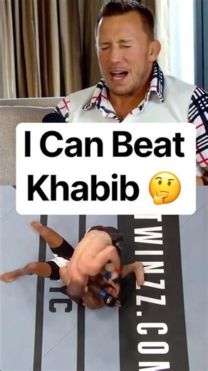 GSP Thinks He Would Beat Khabib 😳 #ufc