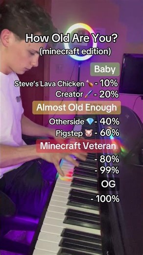 How Old Are You? (minecraft edition)