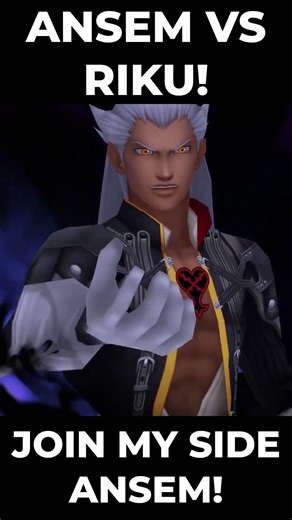 ANSEM VS RIKU! #kingdomhearts #streamer #shorts #kingdomheartsdreamdropdistance