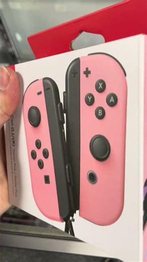 Pastel Pink Nintendo switch Joy Cons