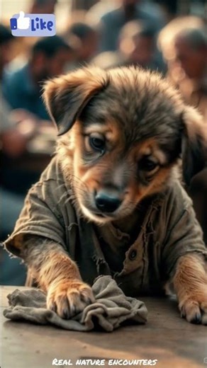 “Poor Puppy Working for Food 😢💔 | Heart Touching Emotional Story” #short #puppy